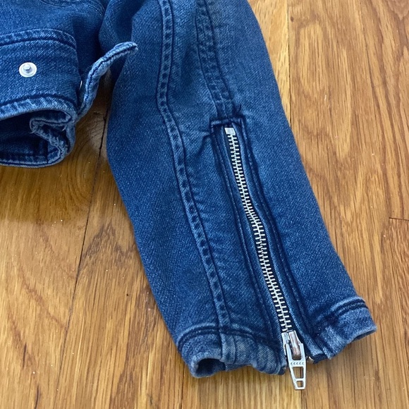 Blank NYC Girls Blue Denim Jacket Size L - Picture 9 of 9